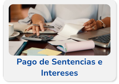 Pagos de Sentencias e Intereses